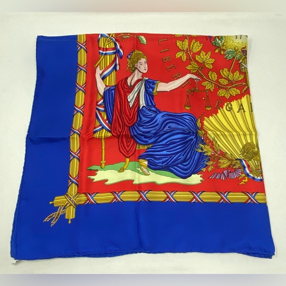 Hermes Vinatge Scarf 1789 Carre 90 By Joachim Metz - Picture 8 of 16
